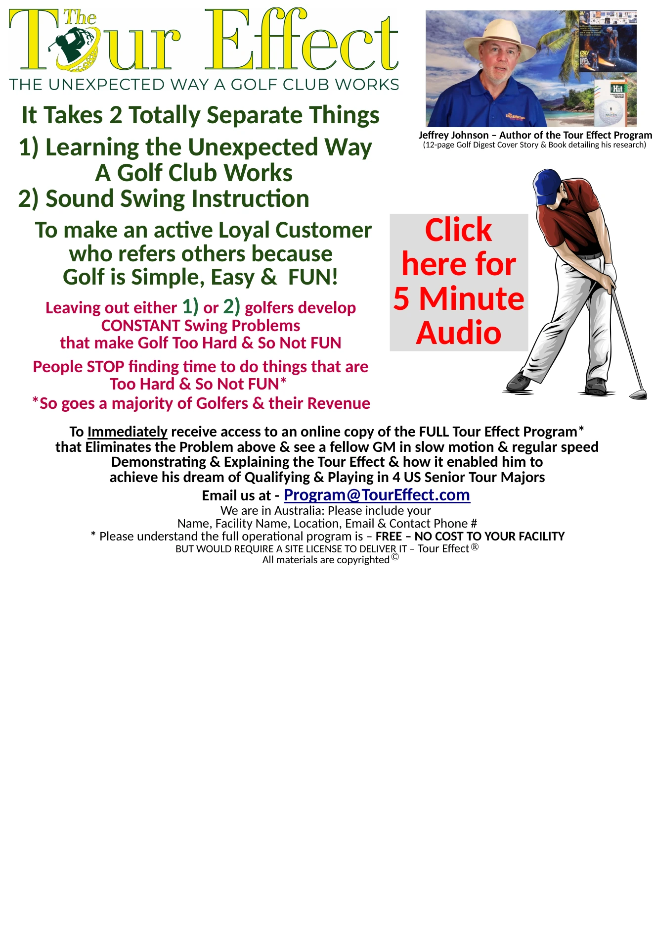 The Tour Effect - The Unexpected Way a Golf Club Works